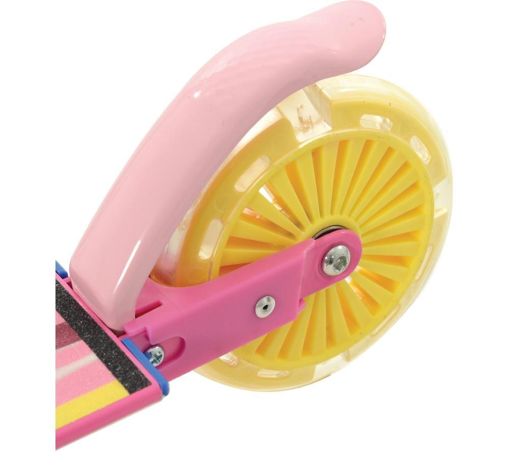 MOVE Barbie Folding Kick Scooter - Pink & Yellow image number 6 of 8