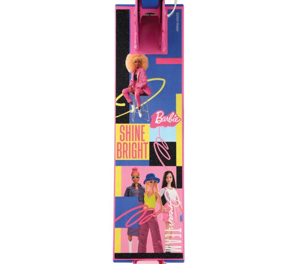 MOVE Barbie Folding Kick Scooter - Pink & Yellow image number 8 of 8