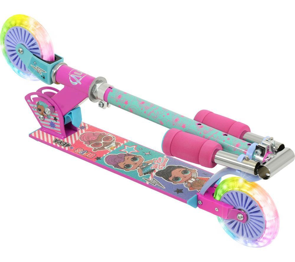 LOL SURPRISE M005489 Kids Folding Kick Scooter - Multicolour image number 6 of 6