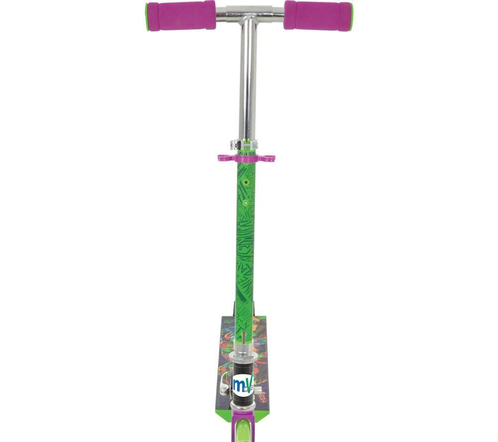 MOVE Teenage Ninja Turtles Kids Folding Kick Scooter - Purple & Green image number 2 of 8