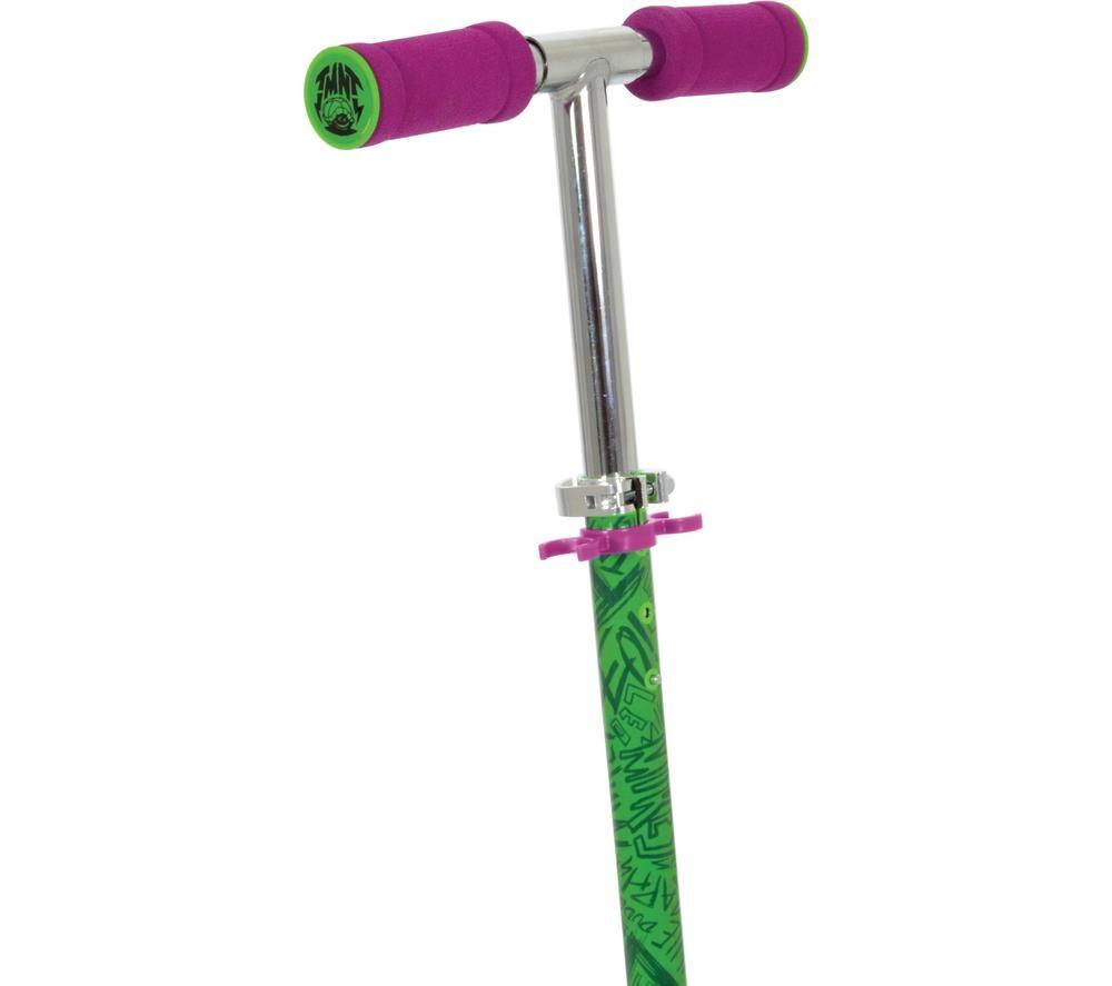 MOVE Teenage Ninja Turtles Kids Folding Kick Scooter - Purple & Green image number 6 of 8