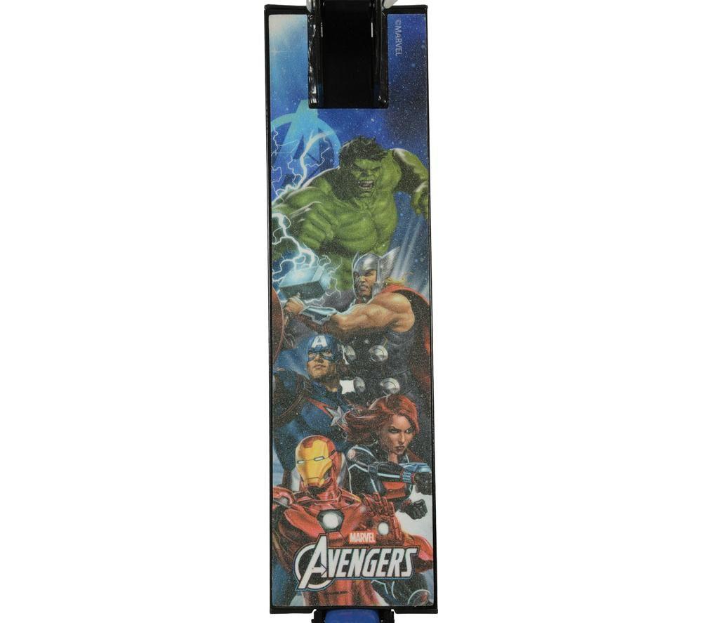 MOVE Avengers Kids Folding Kick Scooter - Blue image number 3 of 7