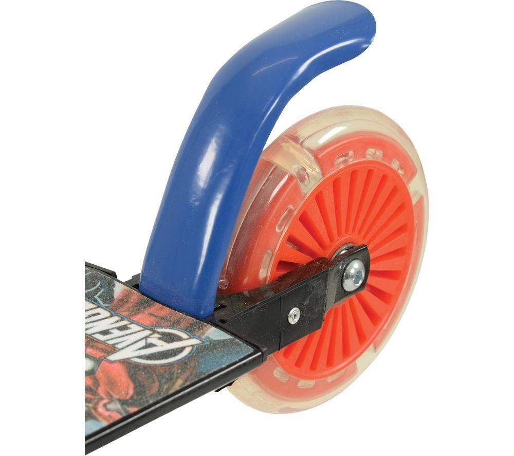 MOVE Avengers Kids Folding Kick Scooter - Blue image number 4 of 7