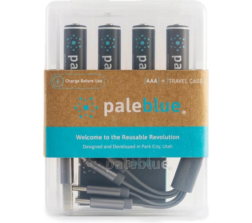 PALEBLUE PB-AAA-C Rechargeable AAA Batteries - Pack of 4 image number 2 of 2