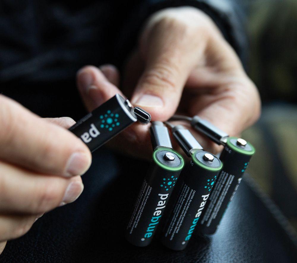 PALEBLUE PB-HK2-C USB-C Rechargeable AA Batteries - Pack of 12 image number 4 of 9