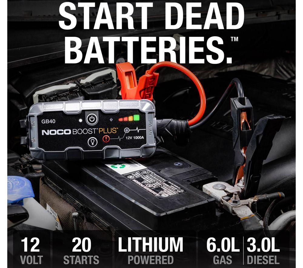 NOCO GB40 1000A 12V Boost Plus Jump Starter - Black & Grey image number 2 of 9