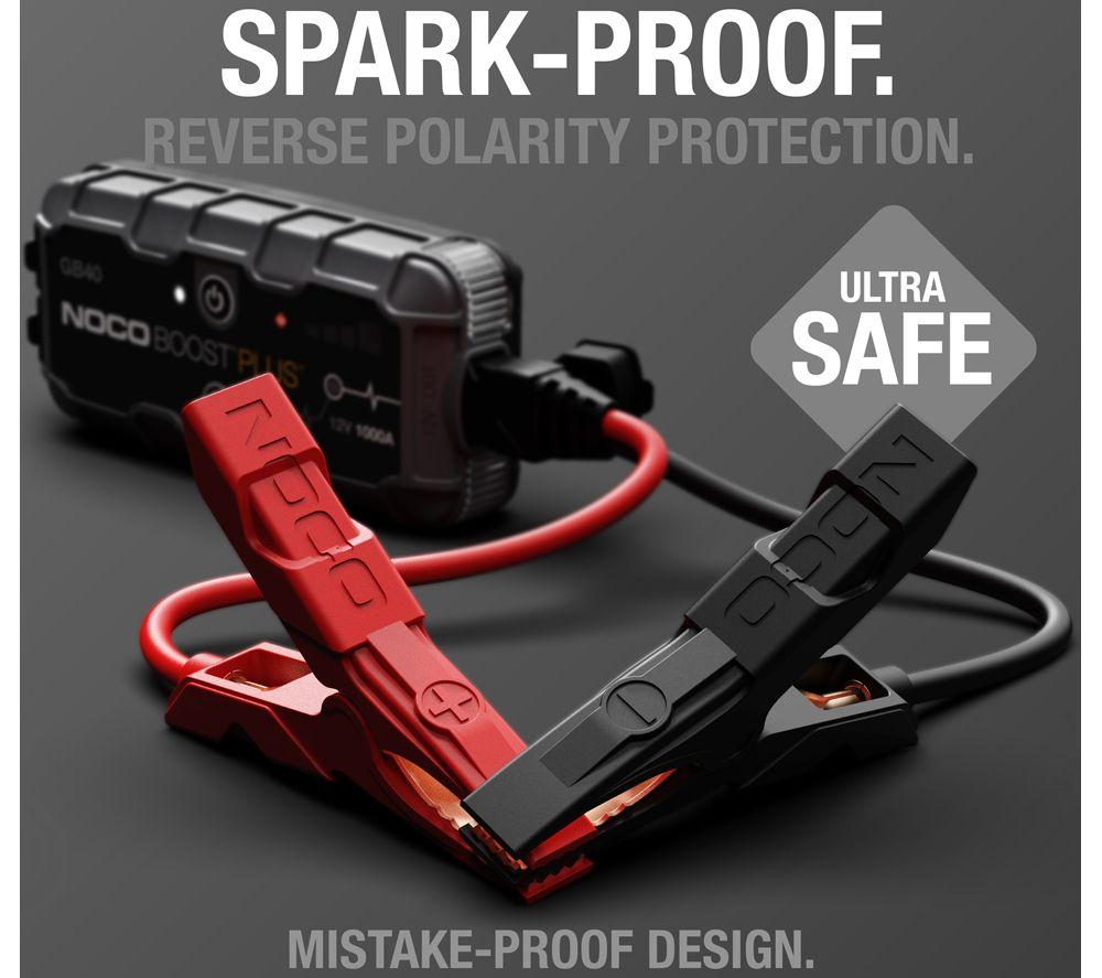 NOCO GB40 1000A 12V Boost Plus Jump Starter - Black & Grey image number 6 of 9