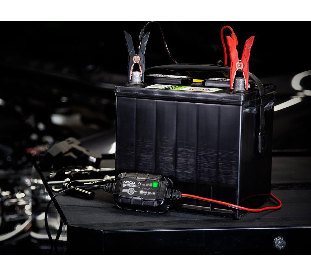 NOCO Genius 2 6V/12V 2A Smart Battery Charger - Black image number 4 of 7