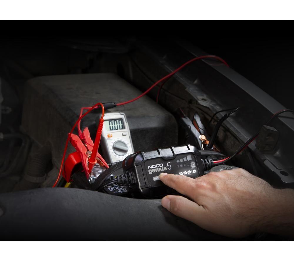 NOCO Genius 5 6V/12V 5A Smart Battery Charger - Black image number 2 of 6