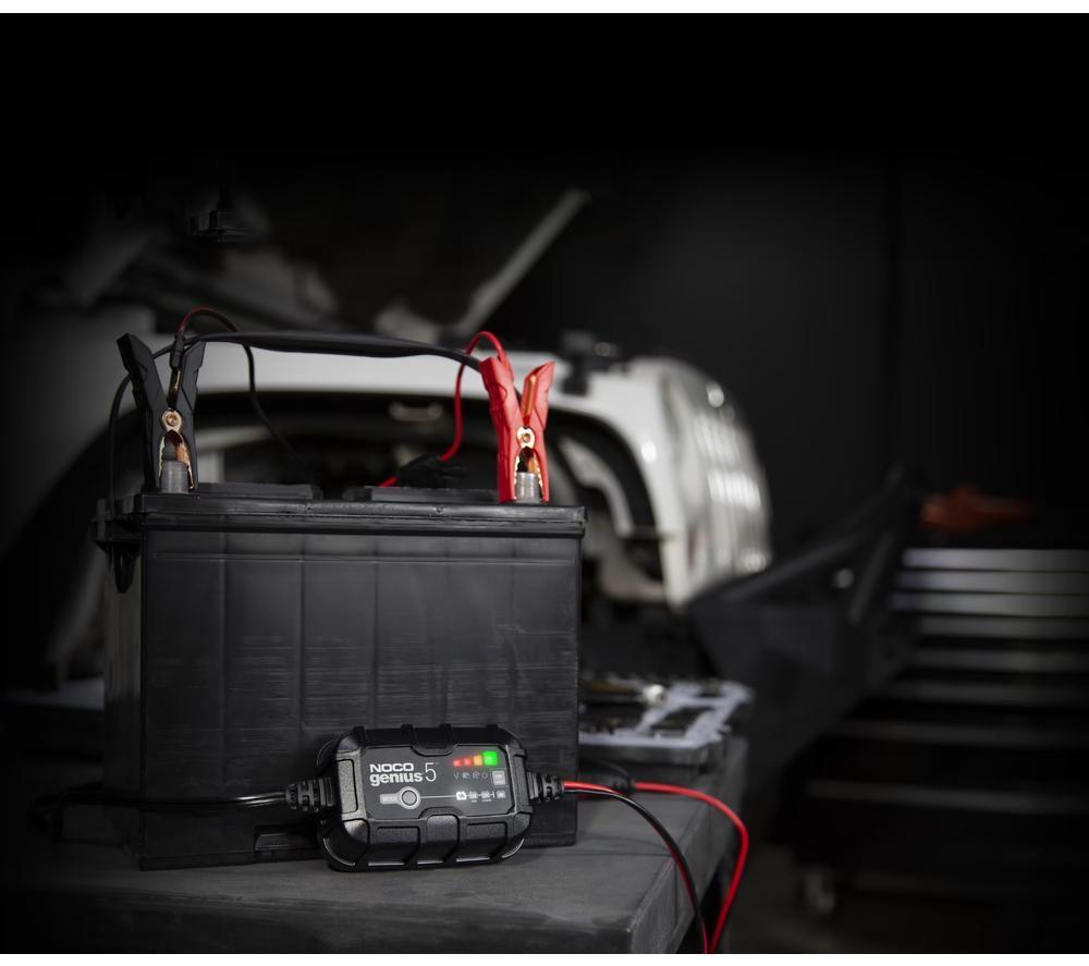 NOCO Genius 5 6V/12V 5A Smart Battery Charger - Black image number 3 of 6