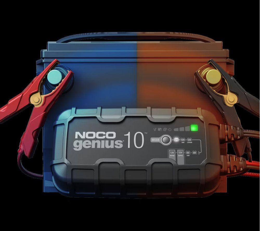 NOCO Genius 10 6V/12V 10A Smart Battery Charger - Black image number 3 of 6