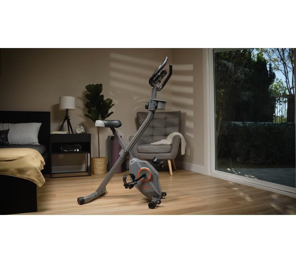 SUNNY HEALTH X-Bike SF-B223011 Smart Bluetooth Exercise Bike - Black image number 2 of 3
