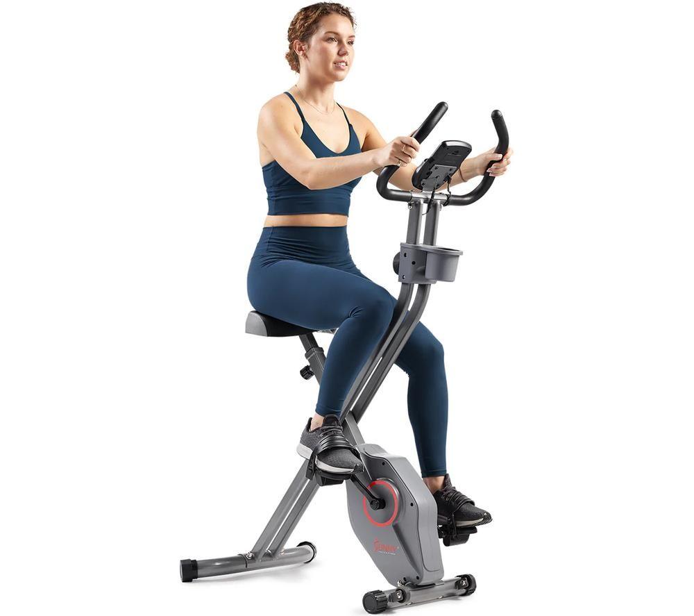 SUNNY HEALTH X-Bike SF-B223011 Smart Bluetooth Exercise Bike - Black image number 3 of 3