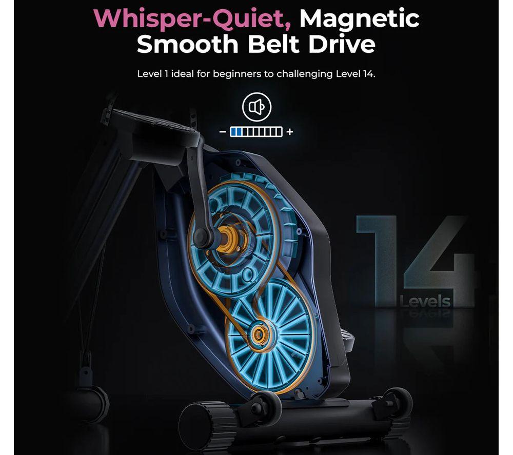 SUNNY HEALTH X-Bike Smart Bluetooth Exercise Bike - Pink image number 3 of 7