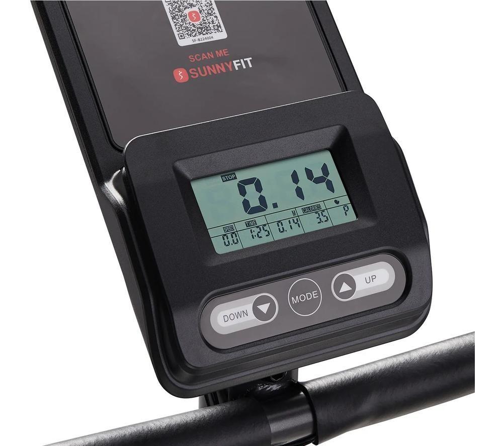 SUNNY HEALTH 16-Level Magnetic Resistance Upright Bike - Black image number 5 of 6