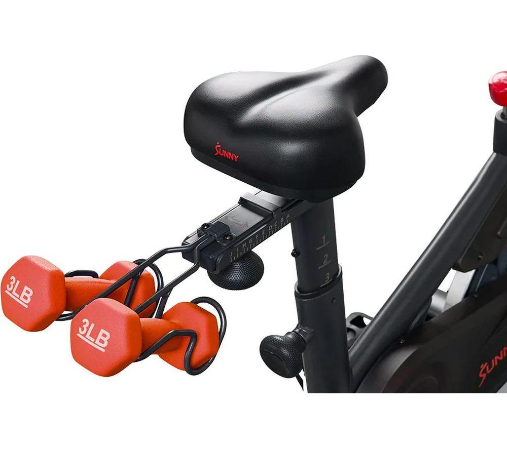 SUNNY HEALTH Active 200 Smart Plus Bluetooth Magnetic Cycling Exercise Bike - Black image number 4 of 6