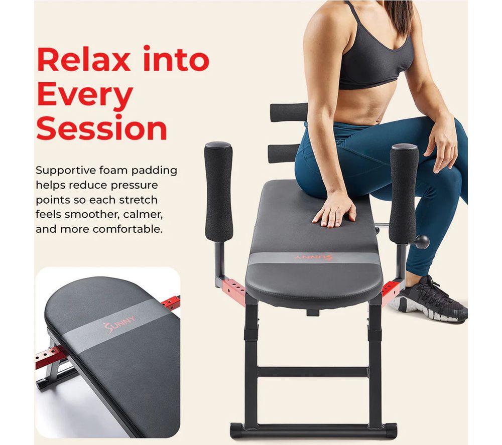 SUNNY HEALTH Decompression Bench - Black image number 2 of 8