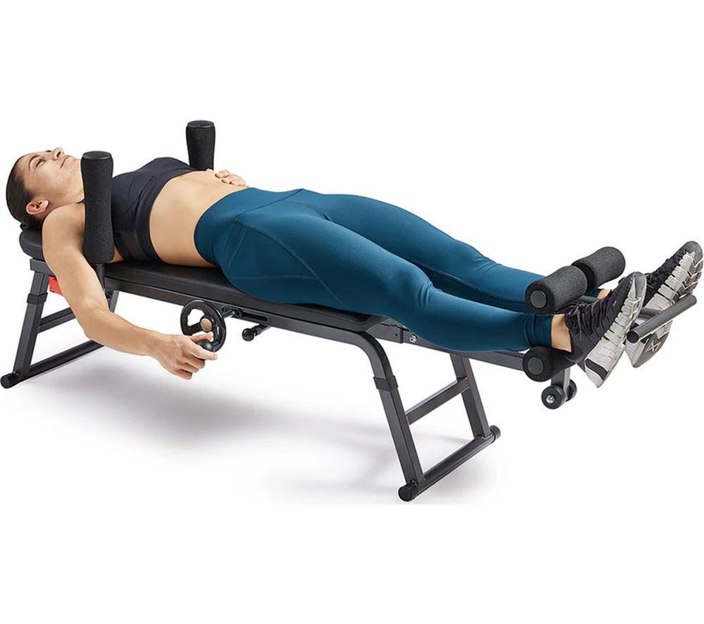 SUNNY HEALTH Decompression Bench - Black image number 7 of 8