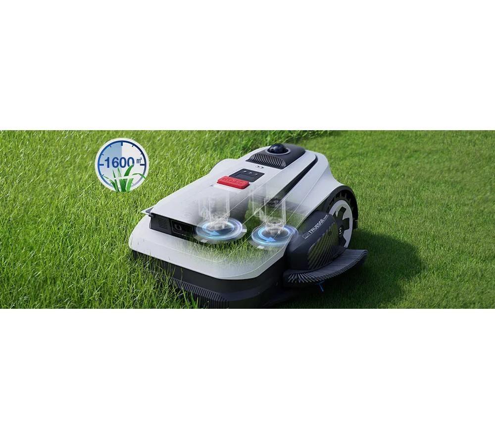 ECOVACS GOAT A1600 LiDAR PRO MR2507B Cordless Robot Lawn Mower - White & Black image number 4 of 6