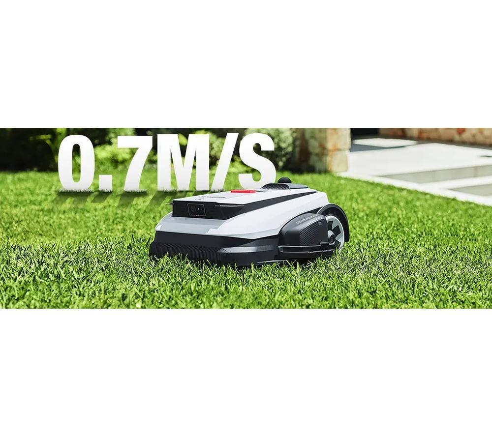 ECOVACS GOAT A1600 LiDAR PRO MR2507B Cordless Robot Lawn Mower - White & Black image number 5 of 6