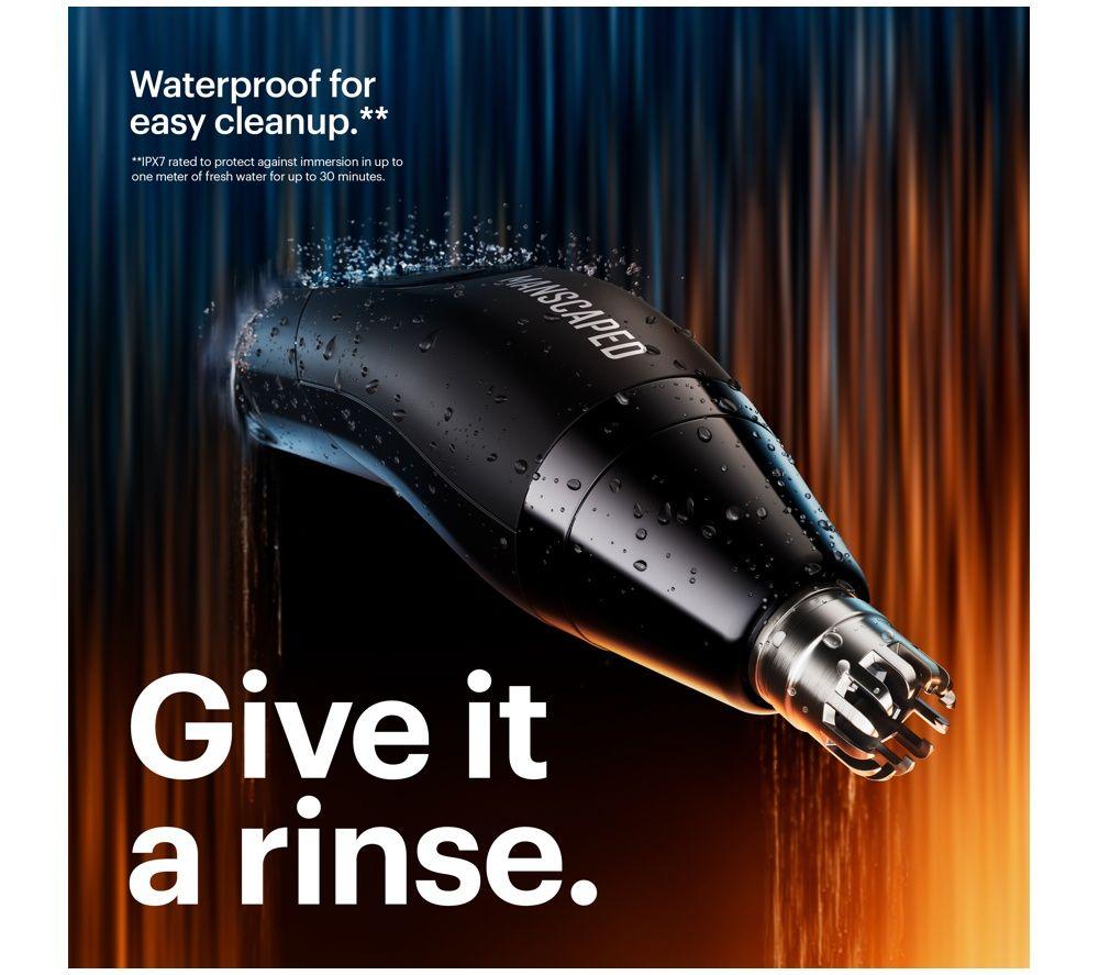MANSCAPED The Weed Whacker 3.0 Plus Wet & Dry Nose & Ear Hair Trimmer - Black image number 7 of 7