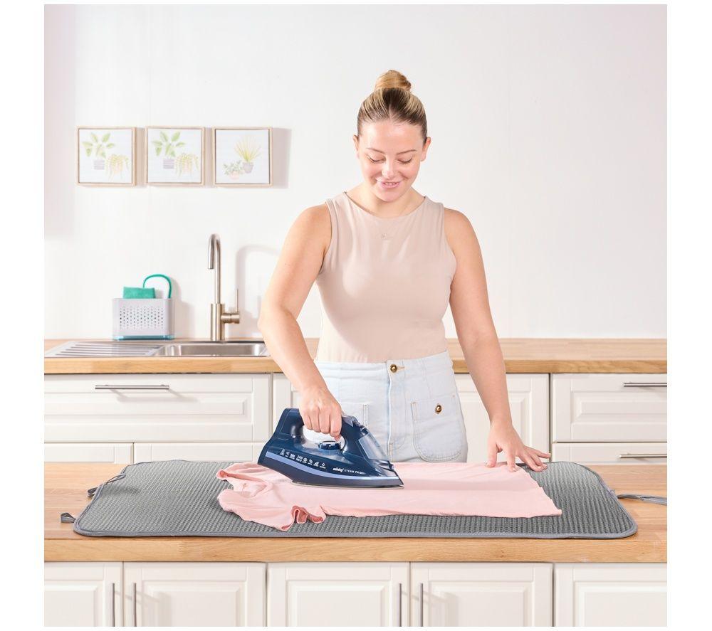 MINKY Cushion Cloud Steam Pad - Grey image number 4 of 8