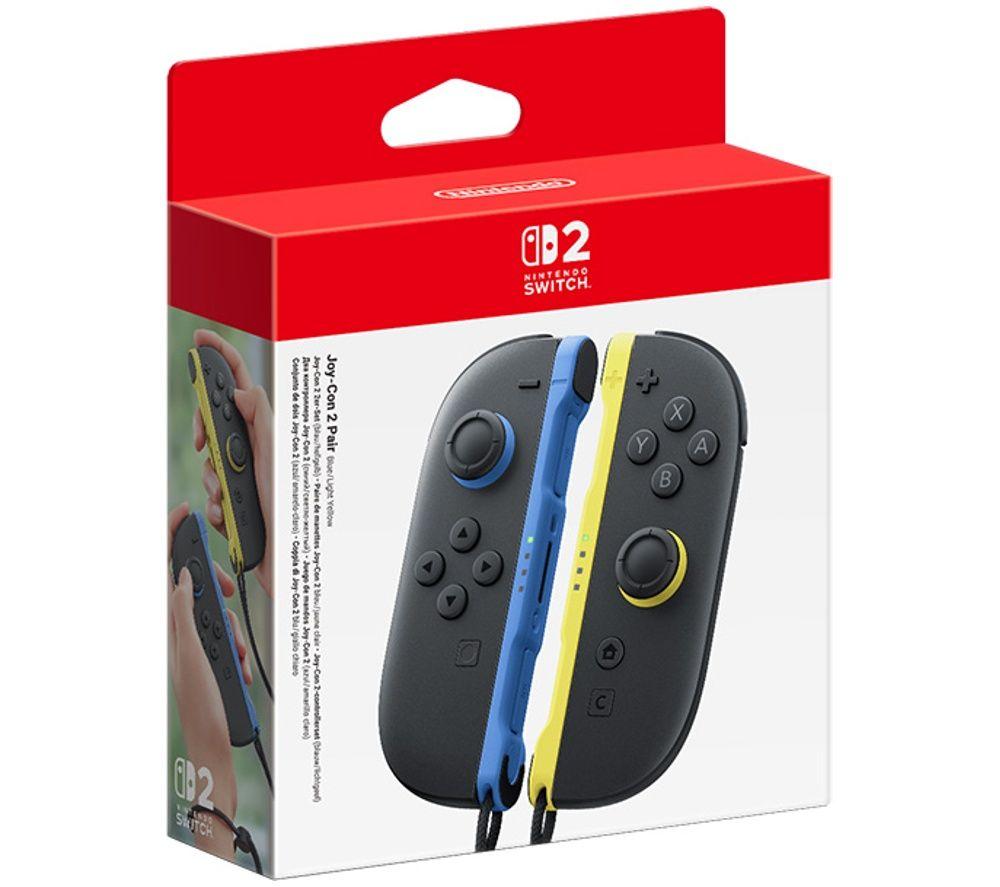 NINTENDO Switch Joy-Con 2 Wireless Controller Pair - Blue & Light Yellow image number 5 of 5