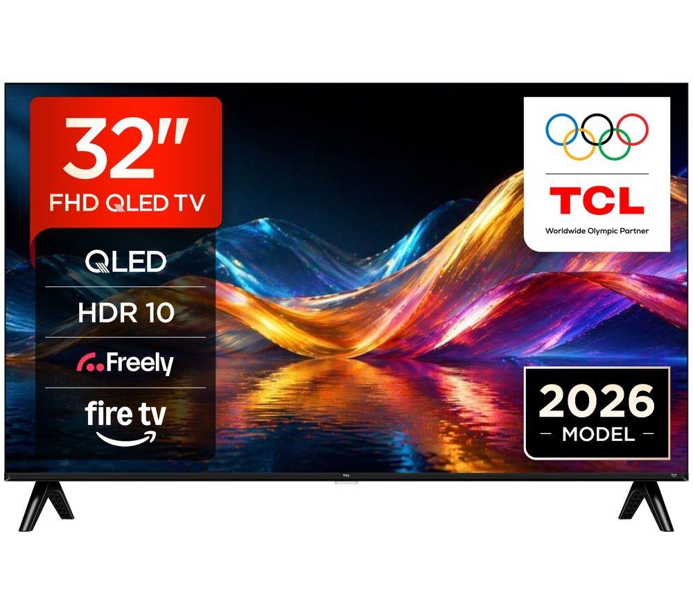 32inch TCL V5D  QLED Full HD HDR Smart Fire TV with Freely 2026 - 32V5D-UK