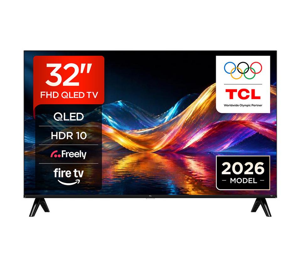 TCL V5D 32" QLED Full HD HDR Smart Fire TV with Freely 2026 - 32V5D-UK