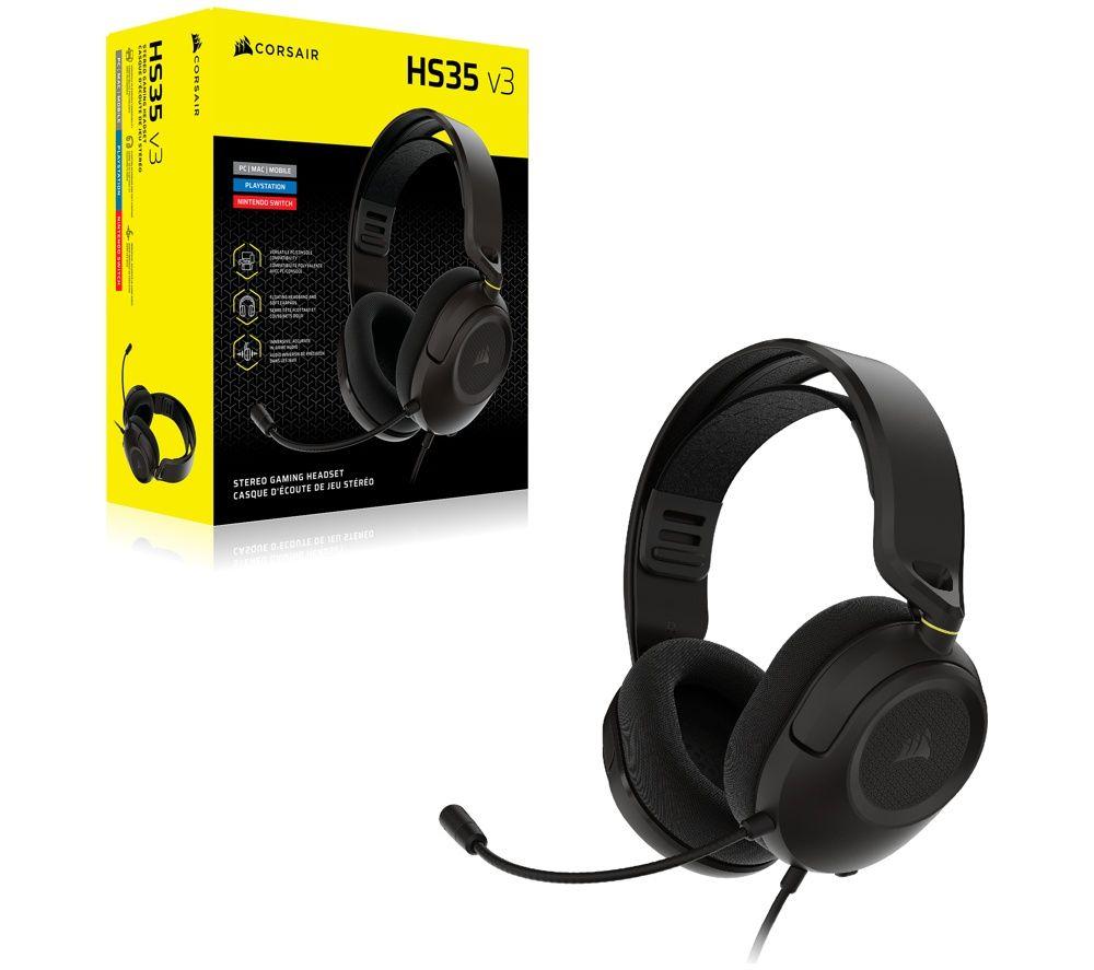 CORSAIR HS35 v3 Gaming Headset - Carbon image number 2 of 6