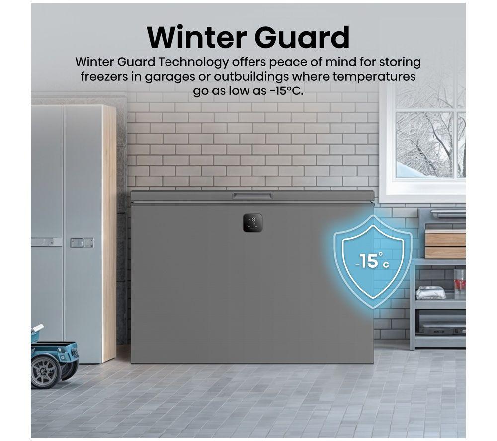 HISENSE FT280WN3SGD Chest Freezer - Grey image number 2 of 7