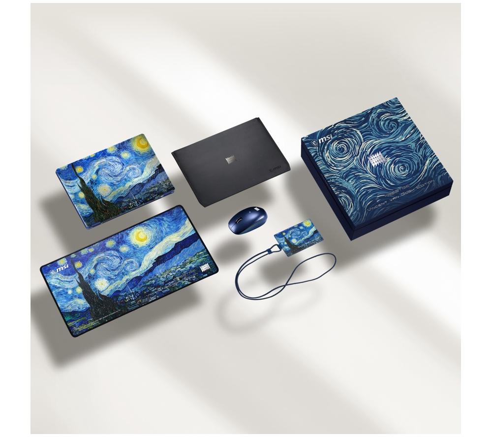 MSI Prestige 14 Flip AI+ Vincent van Gogh Edition 14" Laptop - Intel&reg; Core&trade; Ultra X9, 1 TB SSD, Blue image number 4 of 6