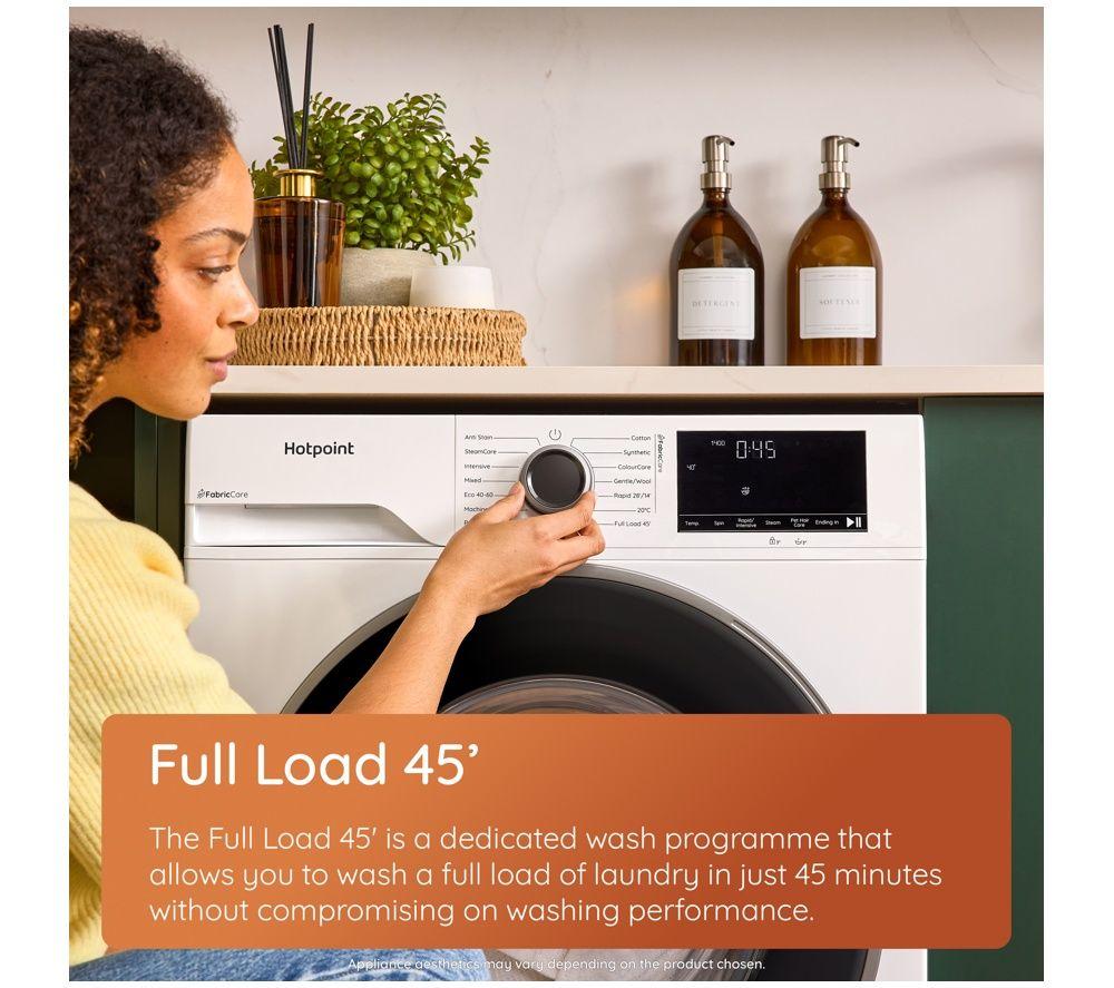 HOTPOINT Fabric Care HBD11793UK 11 kg Washer Dryer - White image number 4 of 5