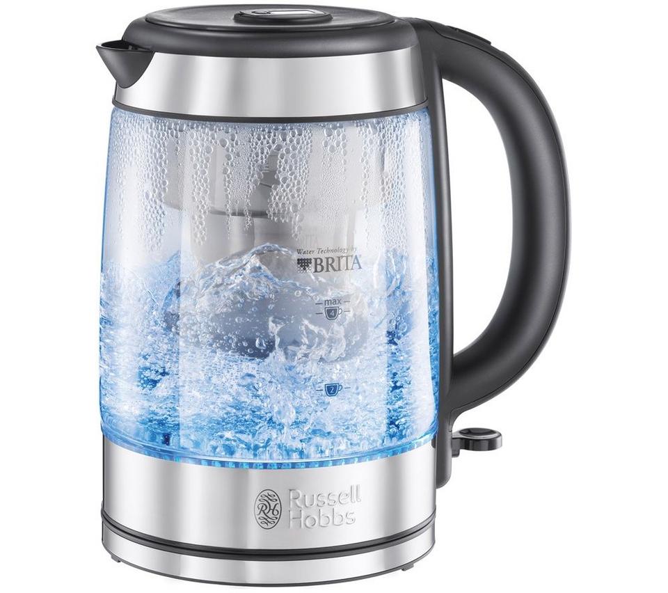 RUSSELL HOBBS Brita Purity 20760-10 Glass Jug Kettle - Clear