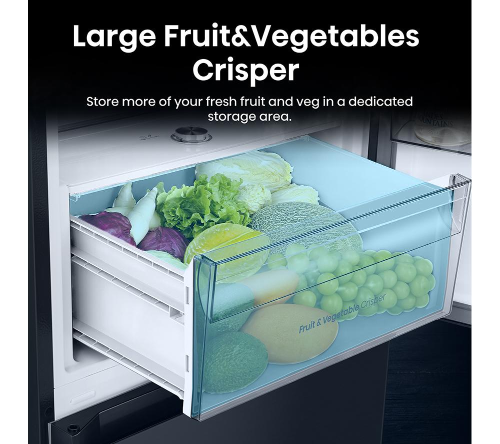 HISENSE KitchenFit RB3K330SEFE Smart 60/40 Fridge Freezer - Black image number 9 of 20