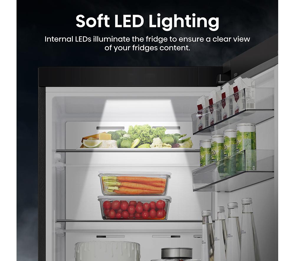 HISENSE KitchenFit RB3K330SEFE Smart 60/40 Fridge Freezer - Black image number 16 of 20