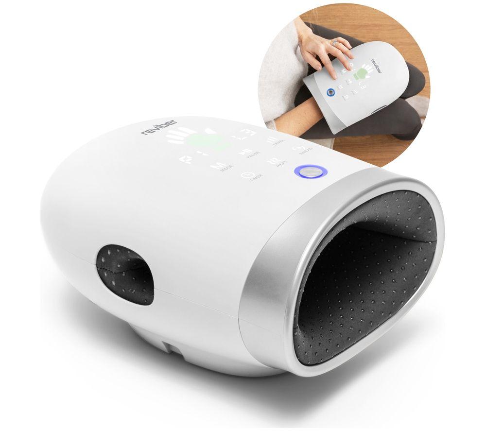 REVIBER RV-HDMS Hand Spa Massager - White & Silver