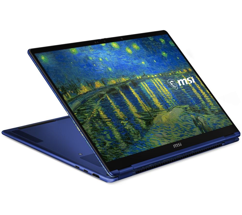 MSI Prestige 14 Flip AI+ Vincent van Gogh Edition 14" Laptop - Intel&reg; Core&trade; Ultra X9, 1 TB SSD, Blue image number 2 of 6