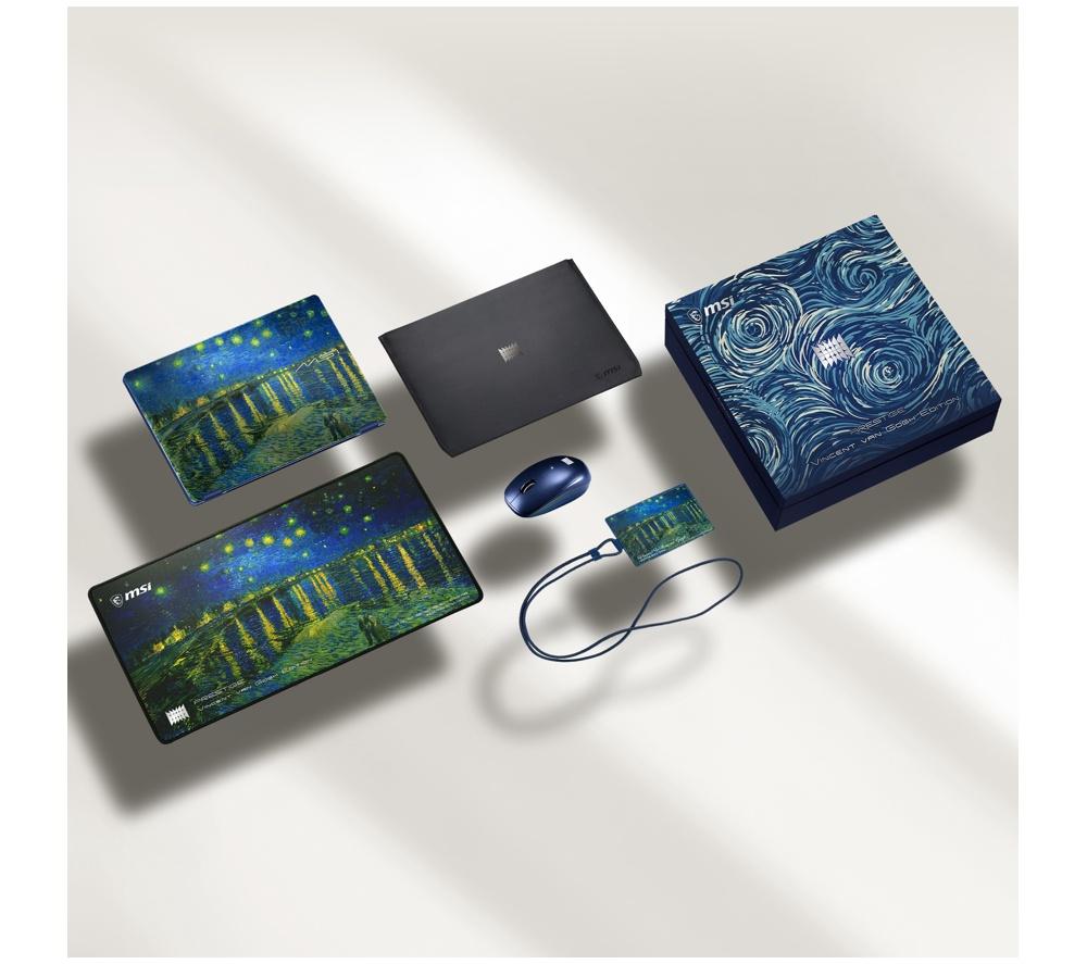 MSI Prestige 14 Flip AI+ Vincent van Gogh Edition 14" Laptop - Intel&reg; Core&trade; Ultra X9, 1 TB SSD, Blue image number 4 of 6