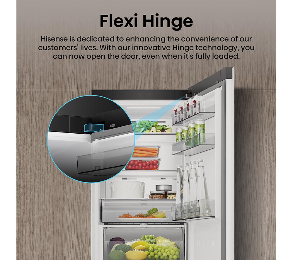 HISENSE KitchenFit RB3K330SEWE Smart 60/40 Fridge Freezer - White image number 6 of 21