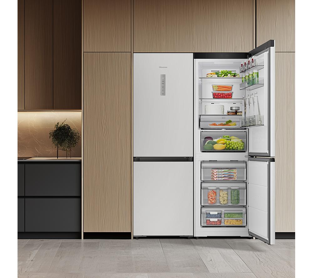 HISENSE KitchenFit RB3K330SEWE Smart 60/40 Fridge Freezer - White image number 10 of 21