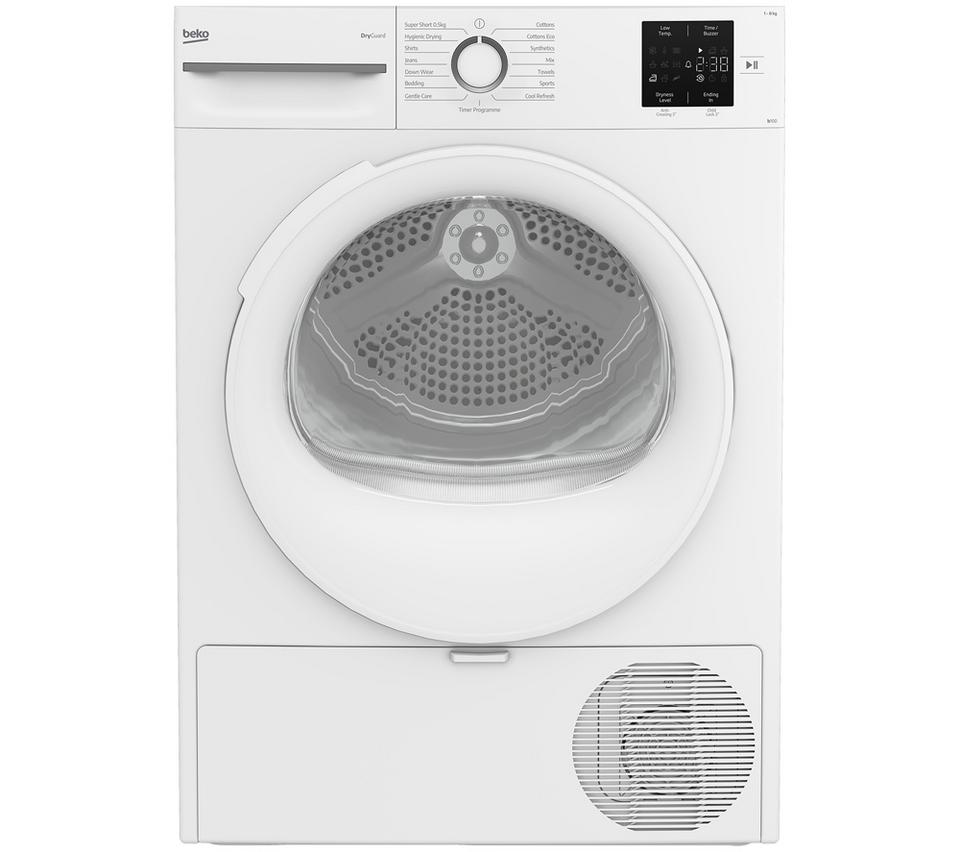BEKO Dry Guard BM3T3822NNW 8 kg Heat Pump Tumble Dryer - White