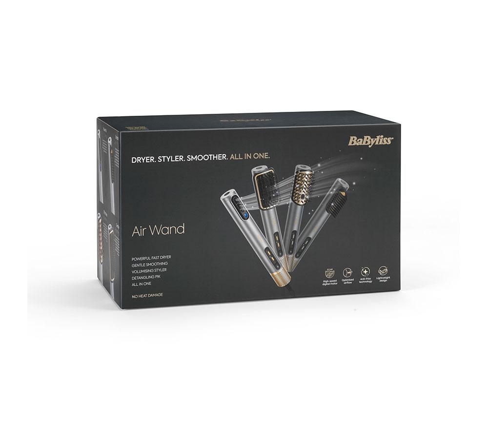 BABYLISS Air Wand Limited Edition Dryer, Styler & Straightener Beauty Set - Silver image number 10 of 10