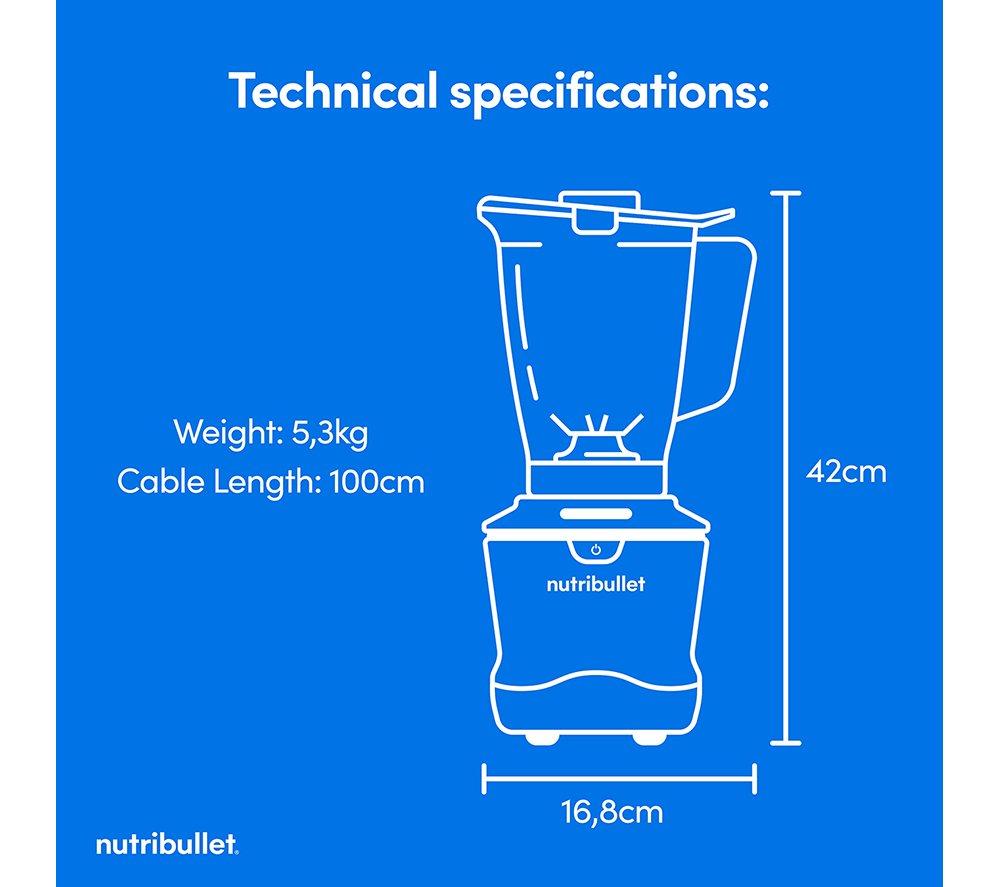 NUTRIBULLET SmartSense Blender Combo - Black image number 12 of 13