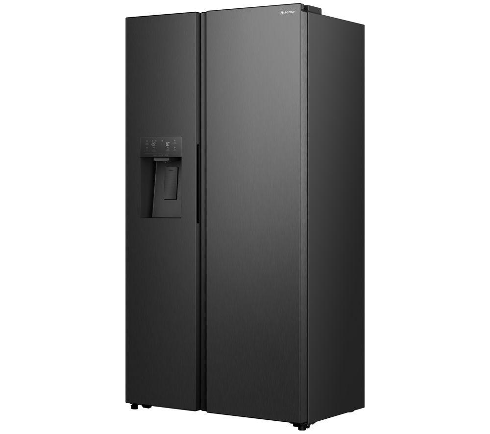 HISENSE PureFlat RS5P528STFE American-Style Smart Fridge Freezer - Black Stainless Steel image number 5 of 6