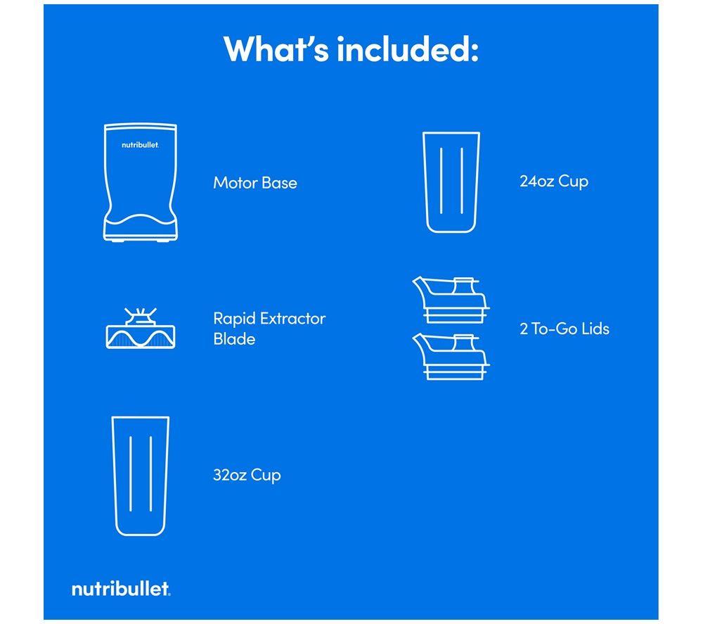NUTRIBULLET Turbo Blender - Black image number 6 of 8