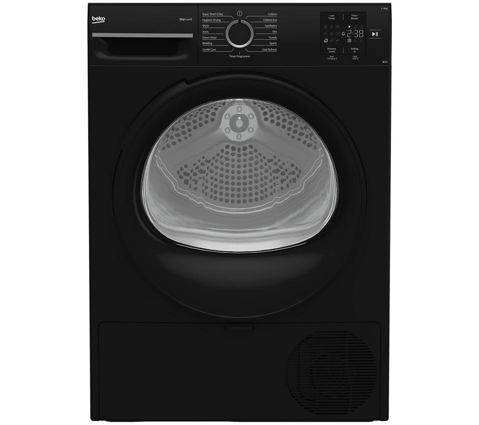 BEKO BM3T3822NNB 8kg Heat Pump Tumble Dryer - Black