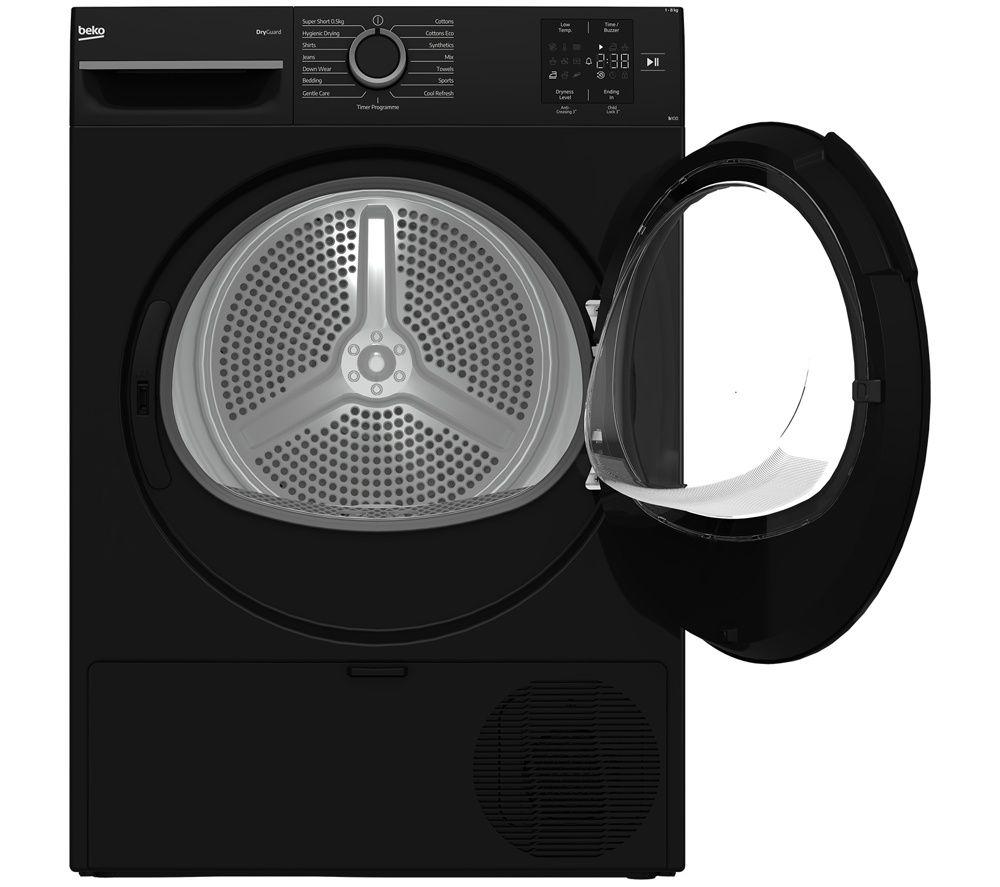 BEKO b100 BM3T3822NNB 8kg Heat Pump Tumble Dryer - Black image number 4 of 11
