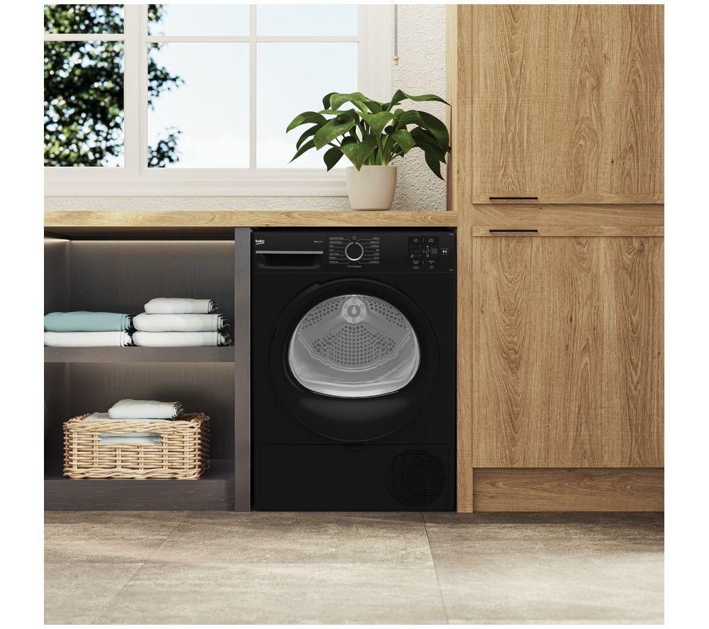 BEKO b100 BM3T3822NNB 8kg Heat Pump Tumble Dryer - Black image number 8 of 11
