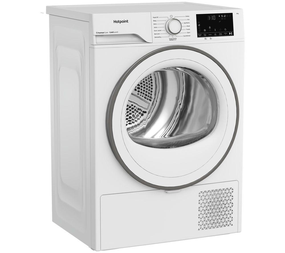 HOTPOINT C HSD 83M WW UK 8 kg Heat Pump Tumble Dryer - White image number 2 of 12